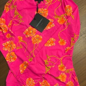 Printed rashguard and bikini